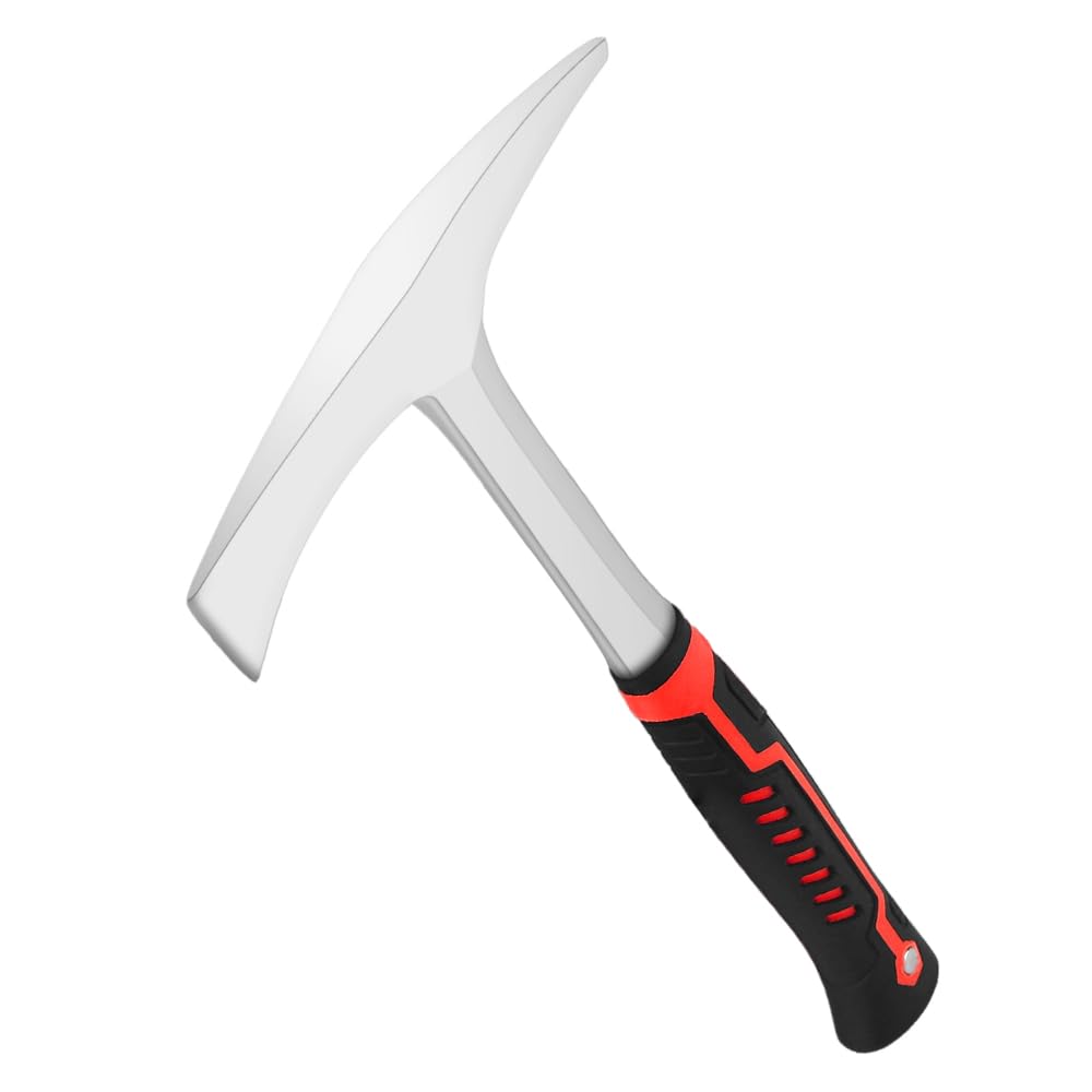 Welding Hammer-765,4 g Stripper, struttura in acciaio forgiato, manico ammortizzante | Martello per saldatura, punta roccia, martello per mattoni