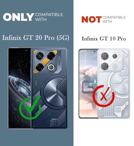 Image of Jkobi Back Case Cover for Infinix GT 20 Pro 5G (Shockproof Polycarbonate Dual Layer Hybrid Armor |Robust Green)
