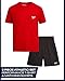 Reebok Boys Athletic Shorts Set - 2 Piece Summer Clothes Outfit with Graphic Tee and Boys Basketball Shorts for Active Kids, Size 12, Vector Red/Black