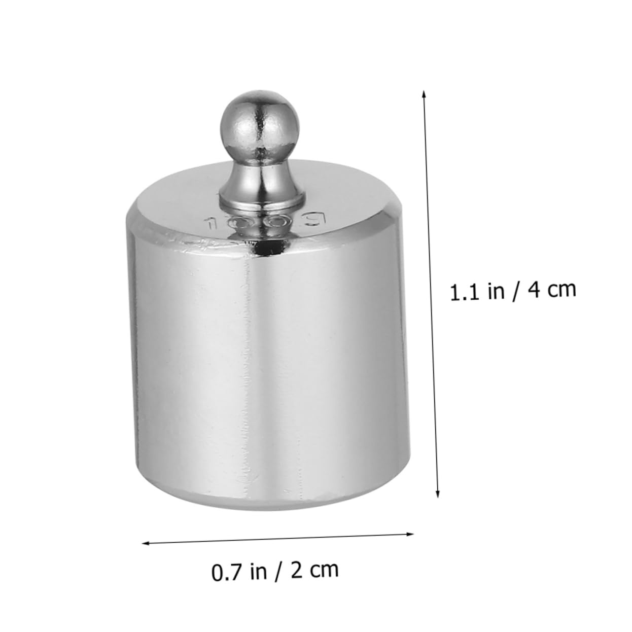 IMIKEYA 5Pcs Calibration Weights Chrome Plated Digital Scale Weights for High Accuracy Lab Home School and Kitchen Use Practical and Weighing Tools