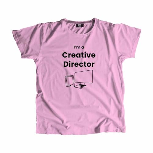 T-shirt rose clair Creative Director pour homme et style unisexe