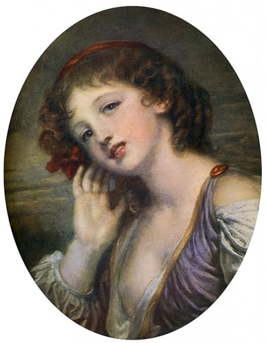 Tableaux Graffiti Art Mural : affiche de Jean Baptiste Greuze modernisée en 60x90cm