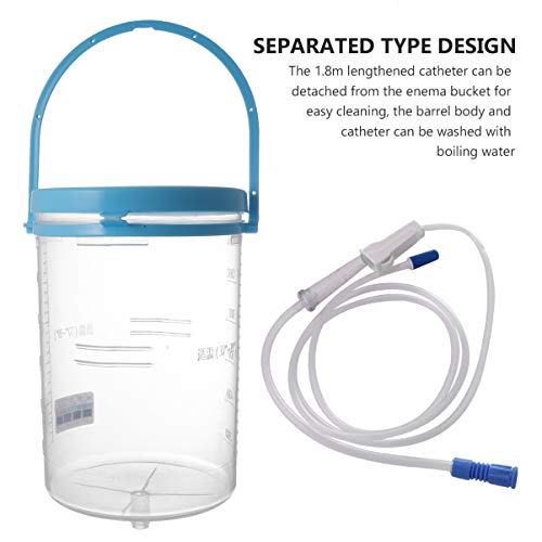 MILISTEN Grote Klysma Emmer Kit Anti Terugstromen Klysma Kit Klysma Schoonmaken Emmer Set Plastic Klysma Emmer Voor… - Image 3