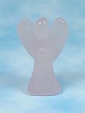Rose Quartz Crystal Pocket Guardian Angel / Healing Angel