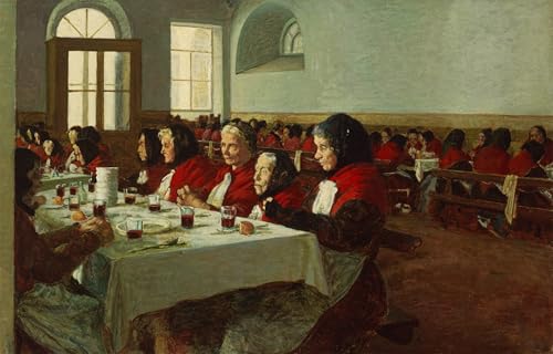 Tableaux Moderne Toile d'art mural Angelo Morbelli finition haute définition 60x90