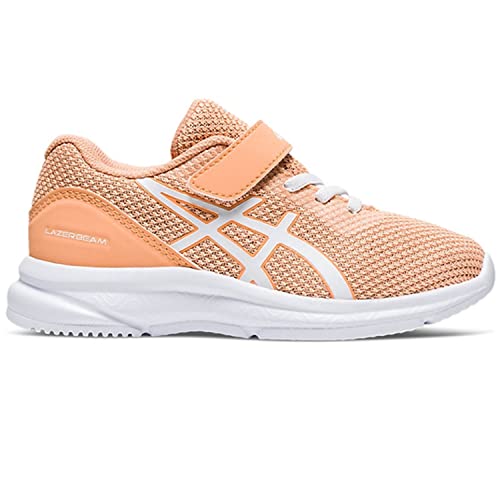 ASICS Unisex Kid's Lazerbeam Mb Track Shoe -Summer Dune Brilliant White - 22