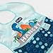 Bumkins Bibs for Girl or Boy, SuperBib Baby and Toddler for 6-24 Months, Essential Must Have for Eating, Feeding, Baby Led Weaning Supplies, Mess Saving, 3-pk Hangry, Dinosaurs, and Blue Tropic