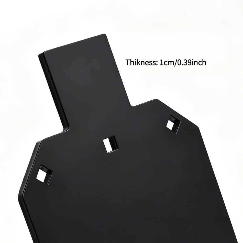 Blanco de tiro AR500 para evitar rebotes con acero resistente de 1 cm 3