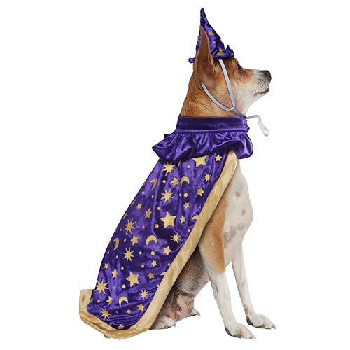 Disfraz de Mago para Perros Mediano