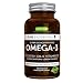 Produktbild Pure & Essential Omega-3 mit Vitamin D3, 80% Hochkonzentrierte DHA+EPA Omega 3 Kapseln, reines Fischöl aus Wildfang, ohne Fischgeschmack, 60 Softgelkapseln, 1 pro Tag
