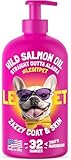 Wild Alaskan Salmon Oil for Dogs & Cats - Pure Fish Omega 3 6 9 Liquid EPA DHA Fatty Acids - Skin & Coat Supplement - Supports Joint Function, Brain, Eye, Immune & Heart Health - Made in USA 32 oz