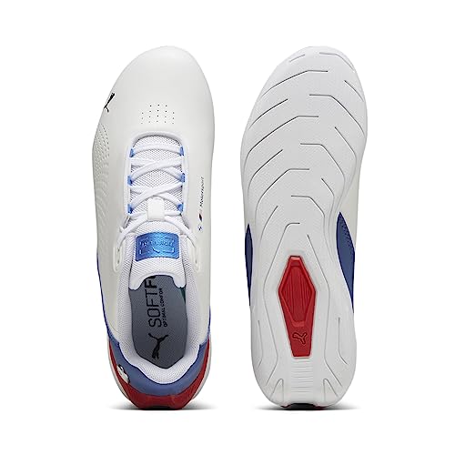 PUMA Unisex-Child M Motorsport Drift Cat Hook and Loop Shoes Kids BMW Sneaker, White-Pro Blue, 4 US Toddler3