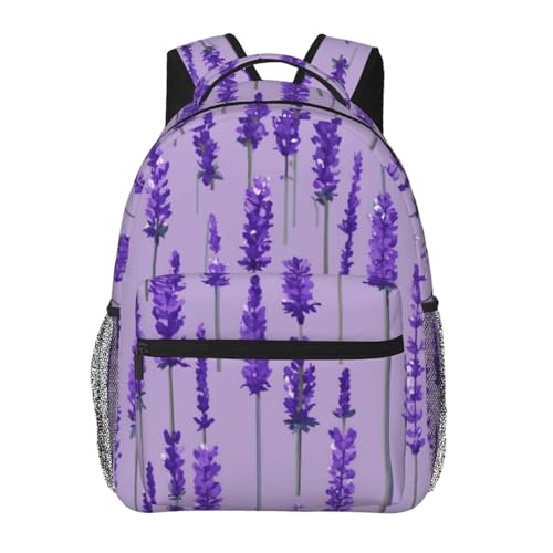 Mochila de senderismo EdWal lavanda impermeable que protege tu laptop de la lluvia diaria