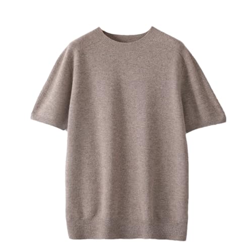 Men's Pullover Sweaters O Neck Short Sleeve Knitted Casual Knit Solid Color Sweater Tops