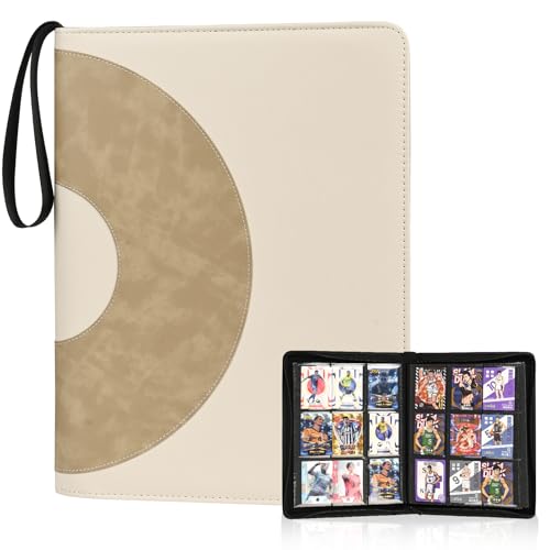 Foxegg Trading Card Binder 360 Pockets, Card Binder 9 Pocket, Side Loading Card Collection Binder, Collectible Card Albums Card Folder for MTG, TCG, Football, Sports Cards, Game Cards No Damage