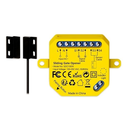 Controlador de apertura de motor de puerta corrediza Voltaje de conmutación: 100-250 VCA, 50/60 Hz