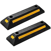 2-Pack Zone Tech Heavy Duty Rubber Parking Guide only .99: eDeal Info