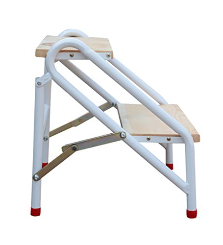 CAIJUN Tabouret Pliant Ménage Échelle Multifonction Grimper Haut Escabeau, Taille 3 Marchepieds escamotables (Couleur : 2 couche) Cover