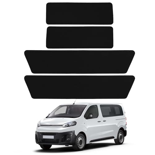 Pack de 4 Tapis de Sol Remplacement pour Citroen Jumpy/Peugeot Expert/Peugeot Traveller 2016-2023, Paillasson Entrée, Paillasson Entrée Durable