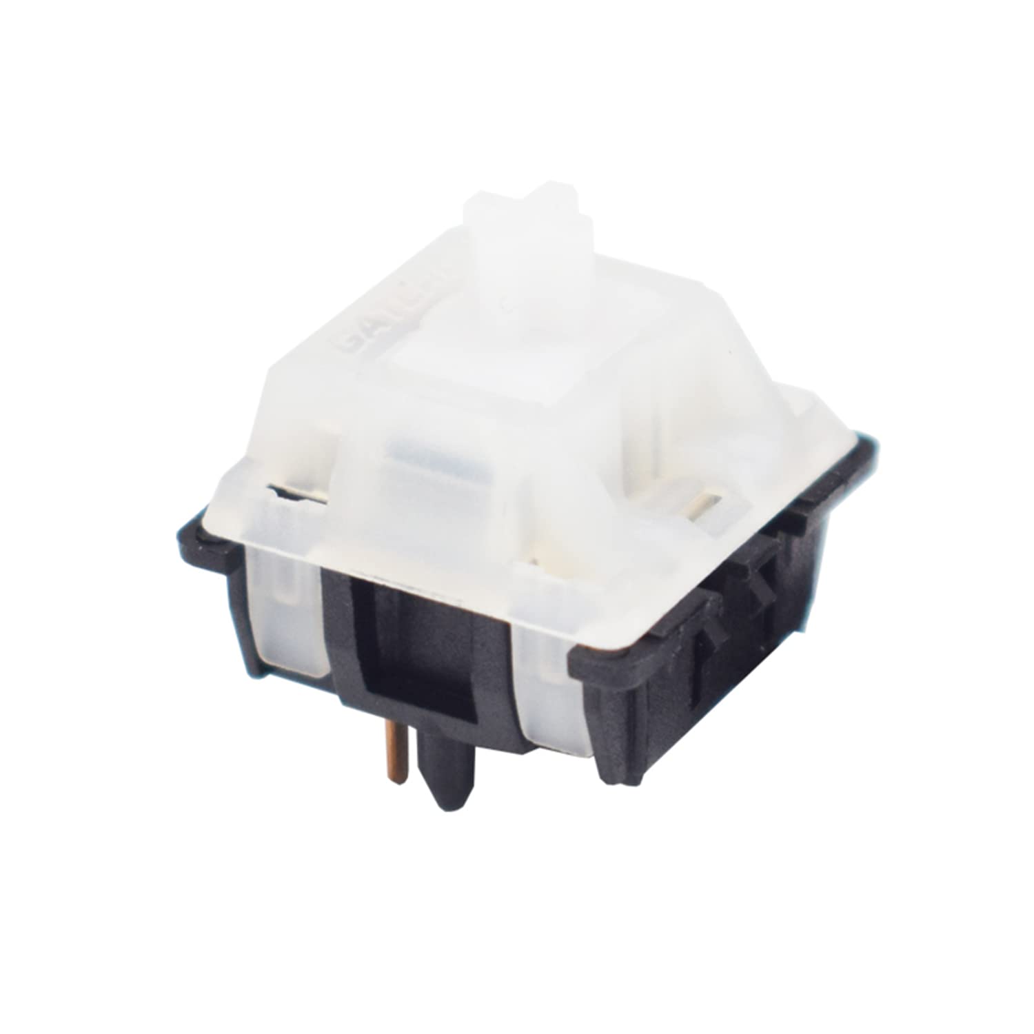 Gateron White Switches,Keyboard Switches,Gateron KS-3 Milky Top Black Bottom Housing,Switches for 5 pins Keyboard PCB 110 PCS