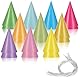 20 Stk Bunt Partyhüte Kindergeburtstag Mini Party Hut Geburtstagshut Set Partyhütchen Papier Geburtstags Hüte Zum Erwachsene Jungen Gilrs Für Happy Birthday Party Haustiere Kuscheltiere Festival