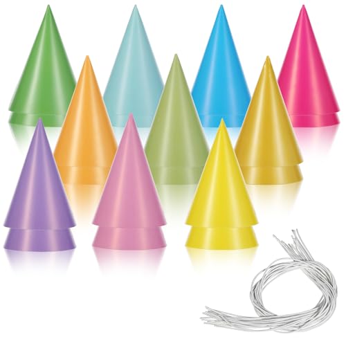 20 Stk Bunt Partyhüte Kindergeburtstag Mini Party Hut Geburtstagshut Set Partyhütchen Papier Geburtstags Hüte Zum Erwachsene Jungen Gilrs Für Happy Birthday Party Haustiere Kuscheltiere Festival