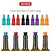 SZUAH Wine Bottle Stopper (Set of 10), Silicone Reusable Wine and Beverage Bottle Stopper with Grip Top, Assorted Color.(Red, Blue, Orange, Purple, Black)