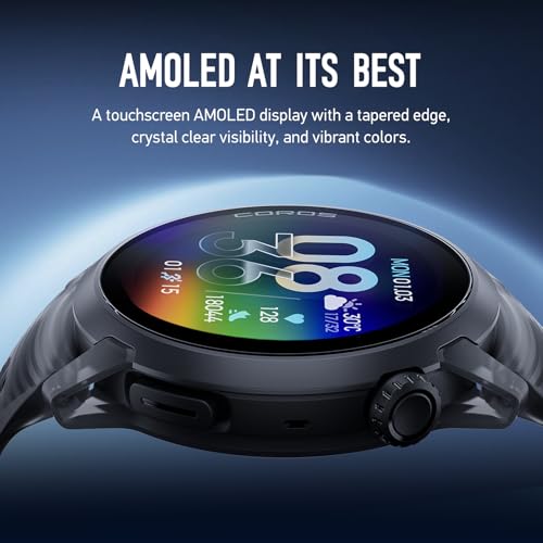 Image of COROS PACE 4 Ultralight Sport GPS Watch for Run - Black Crystal, Aluminum | 1.2 inch AMOLED Touchscreen,19 days of daily use, Voice Control, Advanced Training Tools, Accurate GPS, Heart Rate Monitor