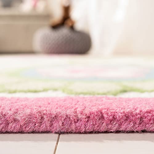 Tapete infantil SAFAVIEH 5' x 8' lana artesanal miniatura 4