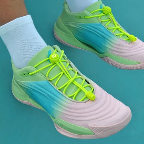 Image of RJ-Sport Tieless Elastic Shoe Laces - Heavy Duty No Tie Shoelaces for Kids and Adult with Strong Lock and Speed Shoestrings