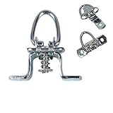 EnB Drehverschluss klappbar – 10 Stück Planenverschluss Made in Germany – verzinkt & rostfrei – extrem belastbar für Anhänger, Trailer & Pritsche – Planenbefestigung mit sicherem Halt