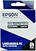 Epson LABELWORKS 203YLBWPX-10PK Genuine Tape Cartridge - 5 Unit Case Pack Black on White Shrink Tube Industrial Label Maker Tape - AWG 16-22, 1/8