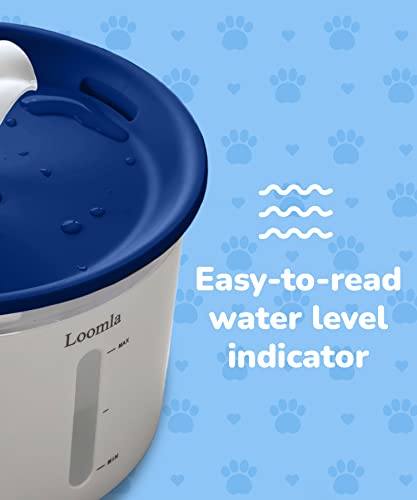Loomla Cat Water Fountain, 85oz/2.5L Pet Water Fountain Indoor, Automatic Dog Water Dispenser with Switchable LED Lights… - Image 5