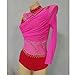 LIUHUO Rhythmic Gymnastics Leotards Fashionable Comfortable Elegant Pink High Neck