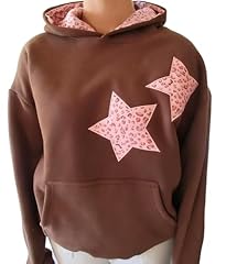 Brown Graphic Hoodies