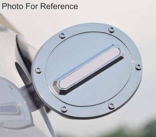 Yingchi Chrome Car Fuel Gas Tank Cap Cover Gas Door Cover Trim Emblems for Kia Sorento 2015-2019