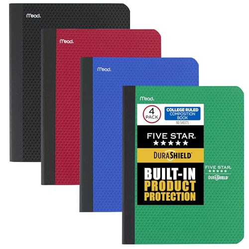Cahier de composition Five Star protégez vos notes et révisez sur votre mobile