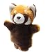 HUOQILIN Simulation Tier Handpuppe Plüschtiere, Interaktive Spiele, Geschichten for Kinder Geschenk (Color : Brown)