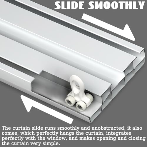 Système de tringle à rideaux double rail pour résoudre le manque d'intimité