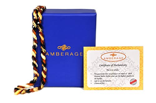 AMBERAGE Natural Baltic Amber Necklace for Adults2