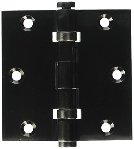 Deltana DSB35B15A Ball Bearings Solid Brass 3 1/2-Inch x 3 1/2-Inch Square Hinge