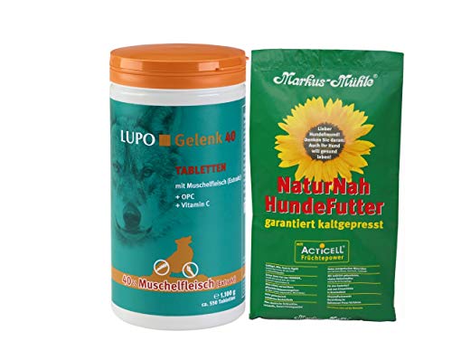 Luposan Lupo Gelenk 40 Tabletten 1100g + gratis 1,5kg NaturNah Hundefutter