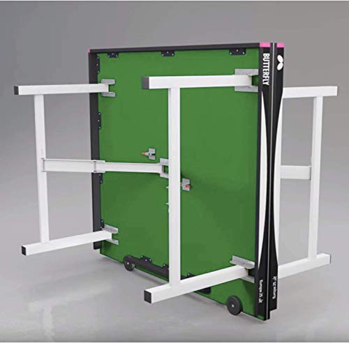 Butterfly Europa 25 Ping Pong Table | Indoor Game Table | Ittf Approved Table Tennis Table For Tournament, Club, Home, Institution | Professional Ping Pong Net Included | Very Compact Storage | Green #TOP5