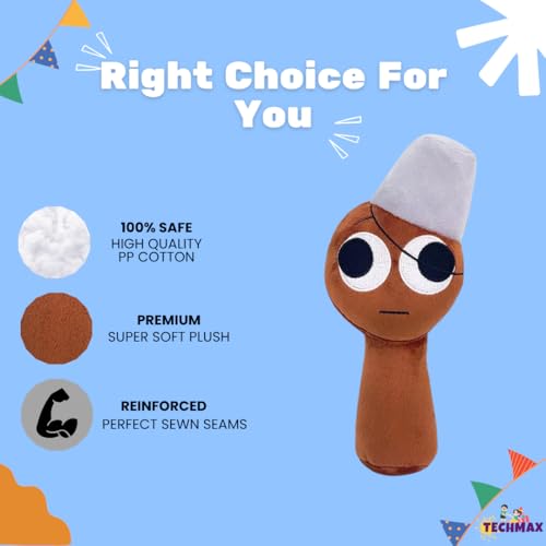 Image of Brown Bin Sprunki Plush Toys