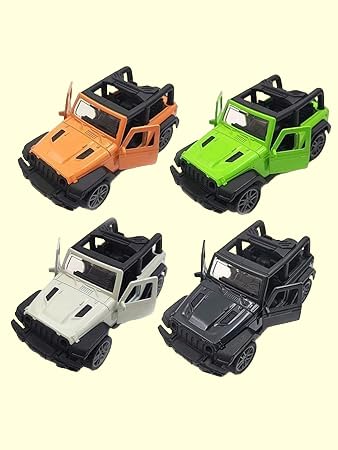 THE VOILA COMPANY Metal Mini Thar Toy Car 1:32 Die-cast Pull Back Model Car with Open The Door for Kids (Color May Vary) Pack of 1