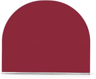 Titian - Servilletero de mesa de color rojo sólido, soporte para servilletas de almuerzo, paquete de 2, soporte acrílico antideslizante