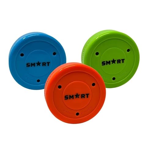 Smarthockey Hockey Shooting Pucks (3 Pack), 10oz, 6oz, 4oz - Assorted Shooting Pucks