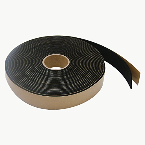 JVCC FELT-09 Polyester Felt Tape [4mm thickness felt]: 2 in. x 50 ft. (Black)