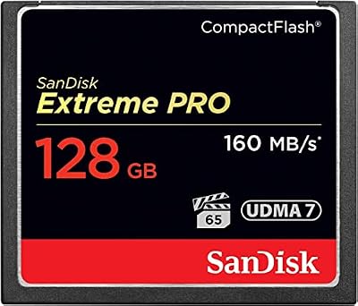 SANDISK 128GB Extreme PRO CompactFlash Memory Card UDMA 7 Speed Up To 160MB/s- SDCFXPS-128G-X46