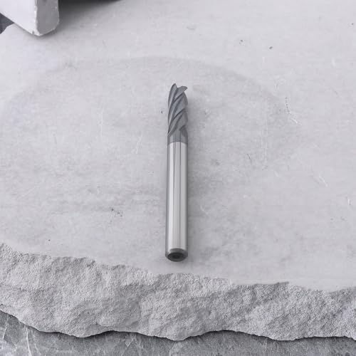 Image of 1pc 1 /4 Inch Carbide Square Nose End Mill Bit 4 Flute Micro Grain Carbide Mill Bits for Hardened Steel Alloy Steel Aluminum Copper 1 /4 x 3 /4 x 1 /4 x 2-1 /2 Inch